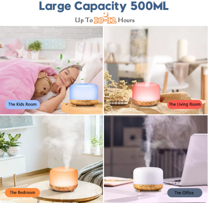 Aroma Humidifier LED Mood Light 500ML